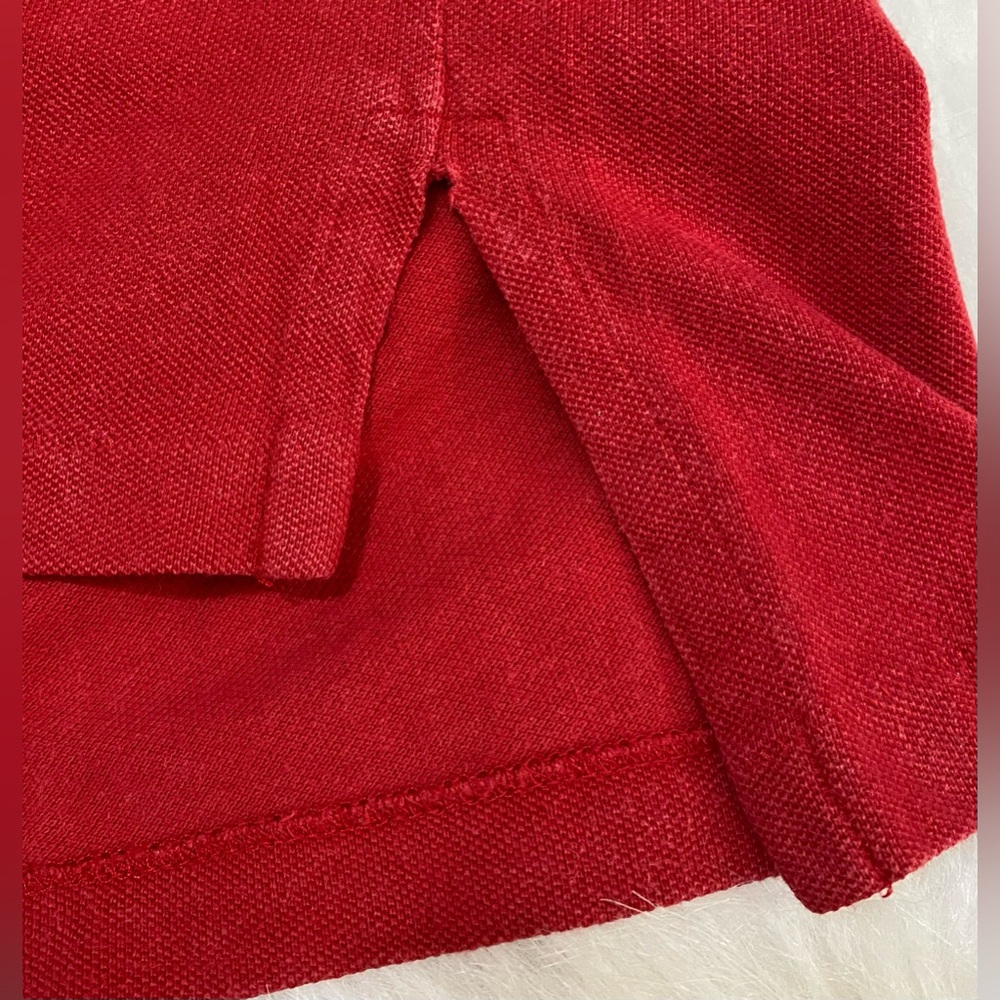 Polo by Ralph Lauren Mens XXL Red Golf Shirt Classic Preppy Fall 90s Minimalism - Picture 10 of 10